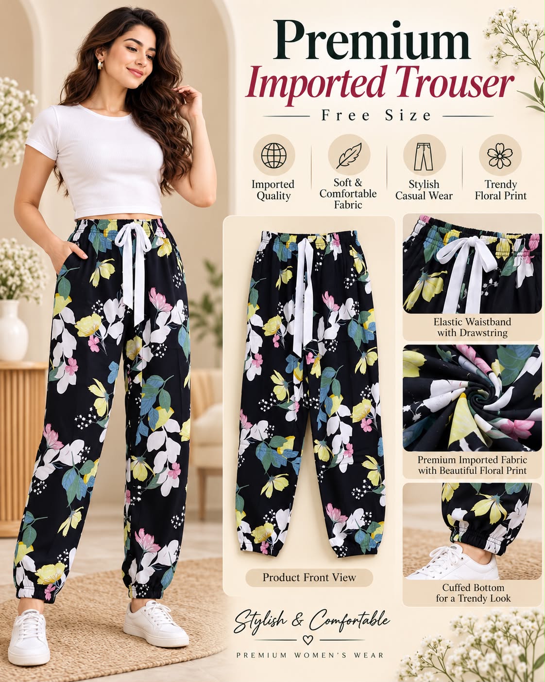 Plazo Pants 2 Women's printed palazzo pants design 2