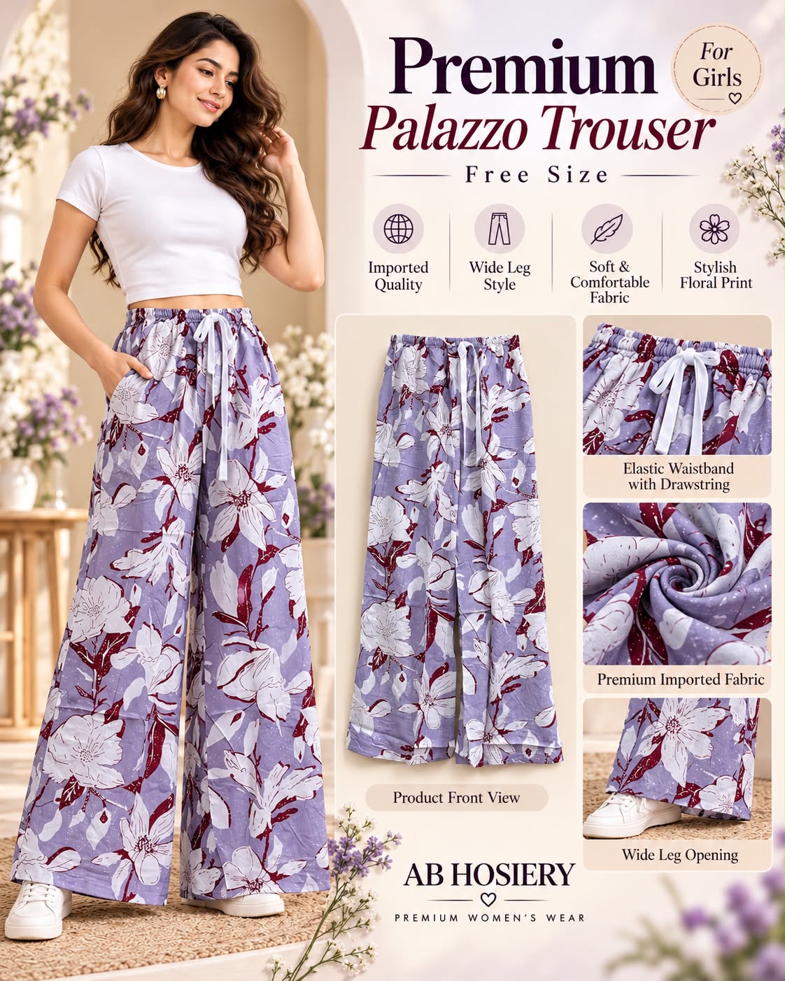 Plazo Pants 8 Women's printed palazzo pants design 8